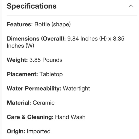 Viral Tan Peony Stems by Ashland Arrangement in off white Exaggerated Rim Vase - Picture 8 of 8